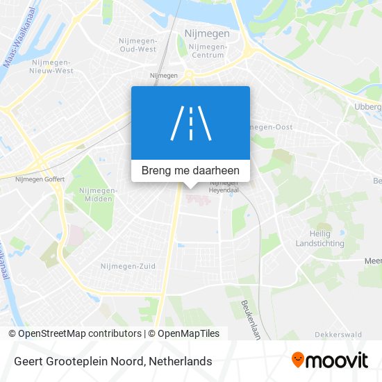 Geert Grooteplein Noord kaart