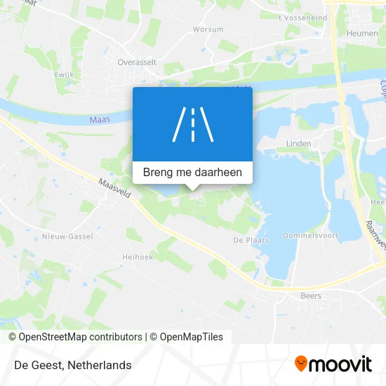 De Geest kaart