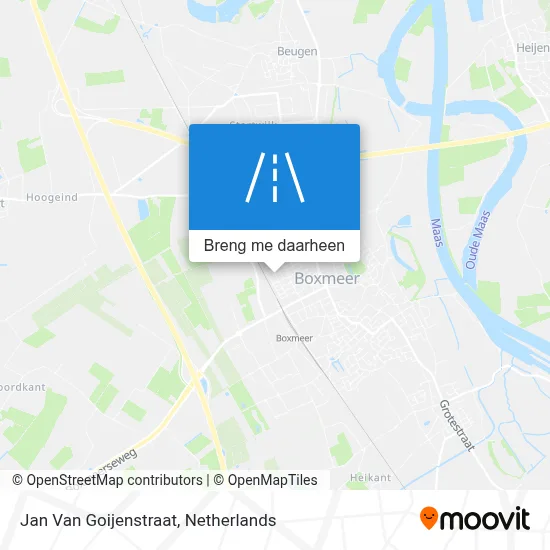 Jan Van Goijenstraat kaart