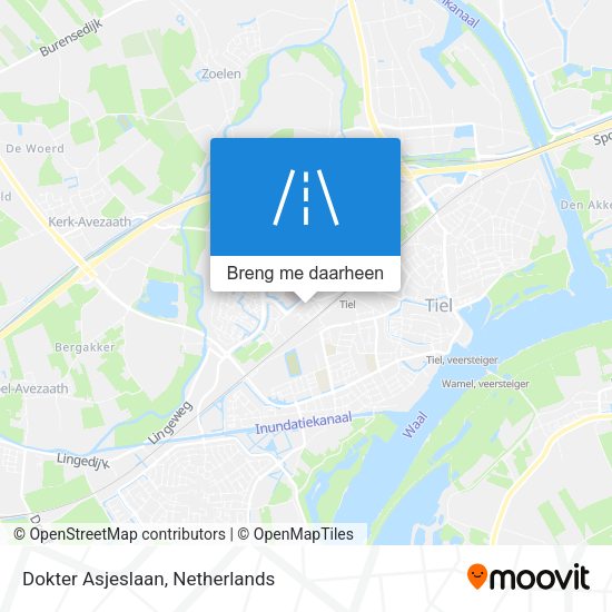 Dokter Asjeslaan kaart