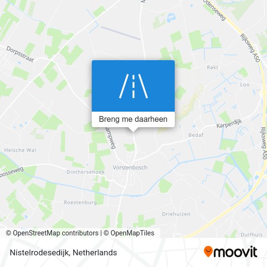 Nistelrodesedijk kaart