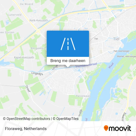 Floraweg kaart