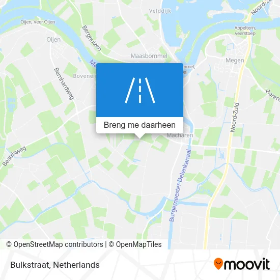 Bulkstraat kaart