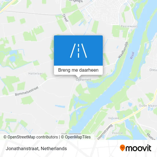 Jonathanstraat kaart