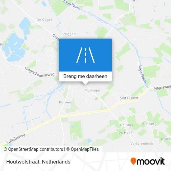 Houtwolstraat kaart