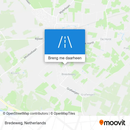 Bredeweg kaart
