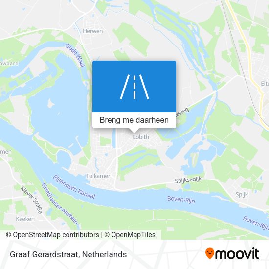 Graaf Gerardstraat kaart