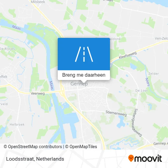 Loodsstraat kaart