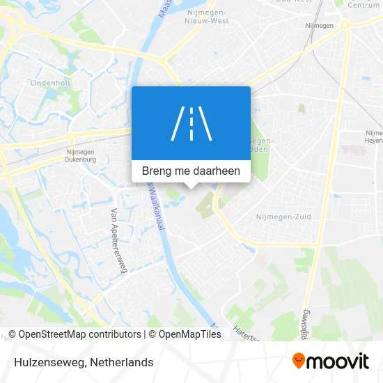 Hulzenseweg kaart