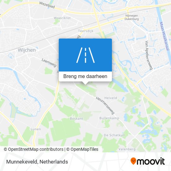 Munnekeveld kaart