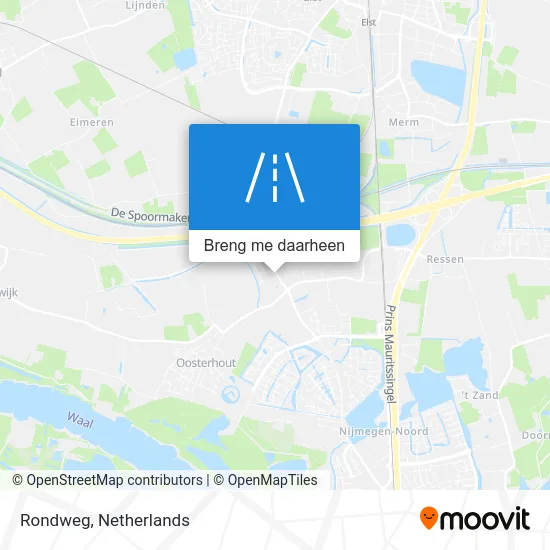 Rondweg kaart