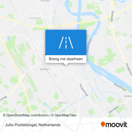 Julie Postelsingel kaart