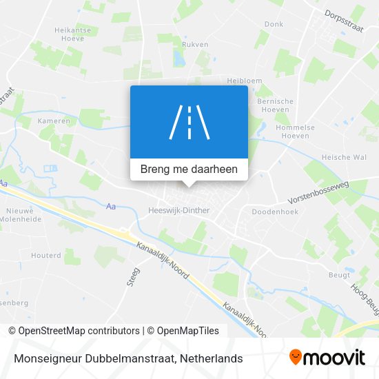 Monseigneur Dubbelmanstraat kaart