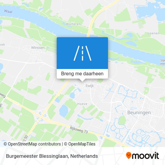 Burgemeester Blessinglaan kaart