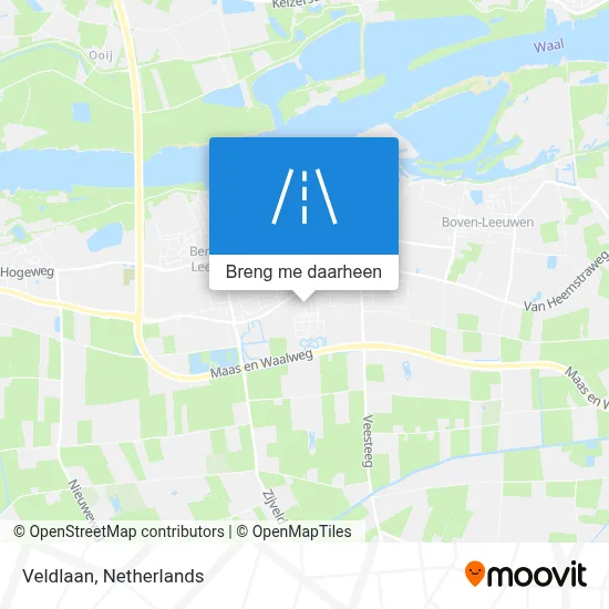 Veldlaan kaart