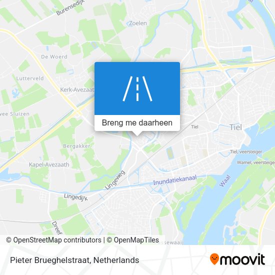 Pieter Brueghelstraat kaart