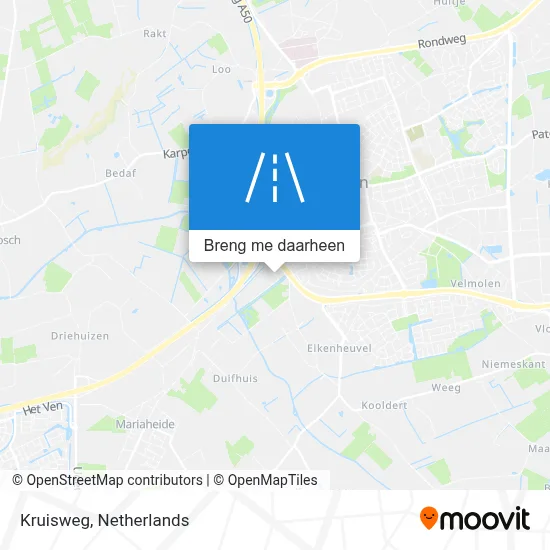 Kruisweg kaart