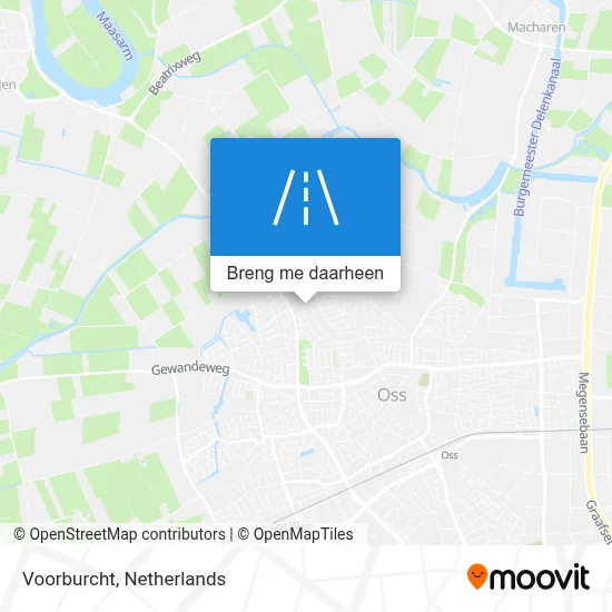 Voorburcht kaart