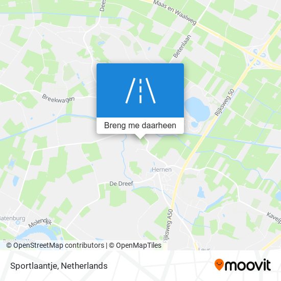 Sportlaantje kaart