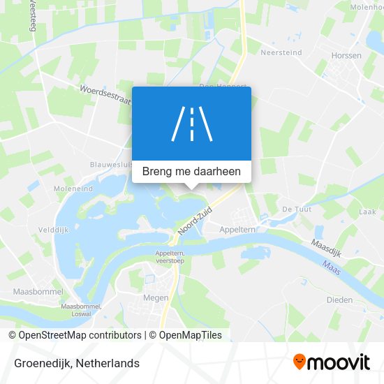 Groenedijk kaart