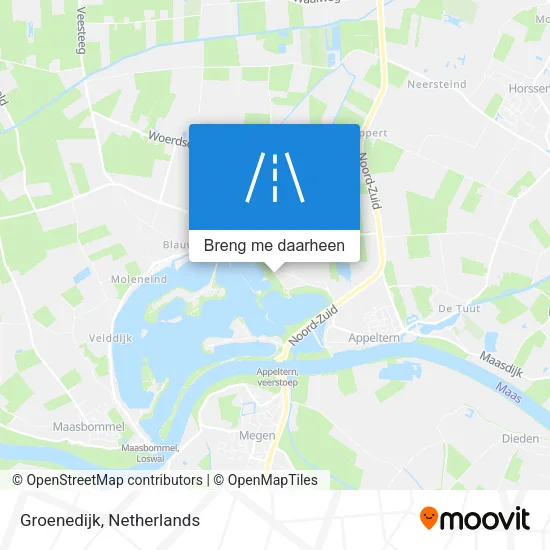 Groenedijk kaart