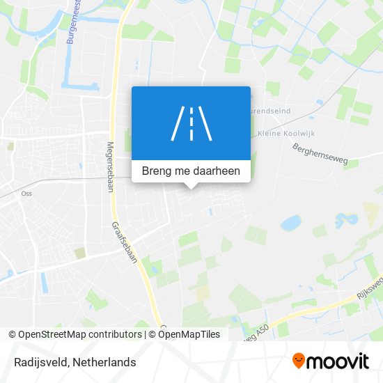 Radijsveld kaart