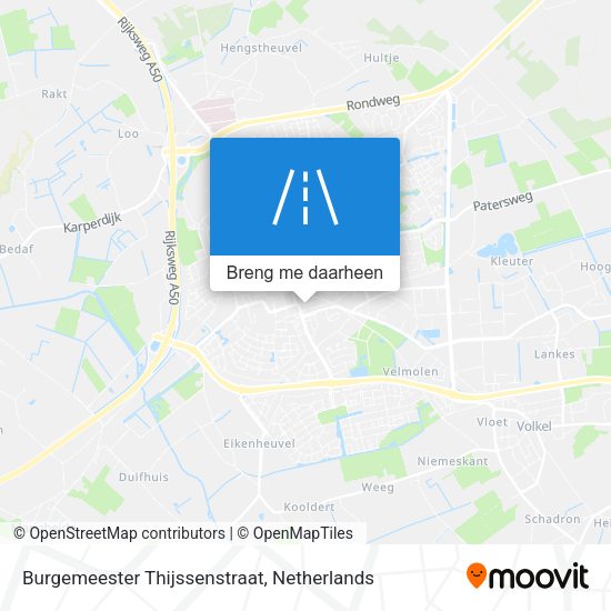 Burgemeester Thijssenstraat kaart