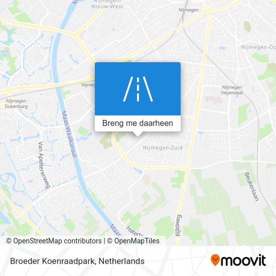 Broeder Koenraadpark kaart