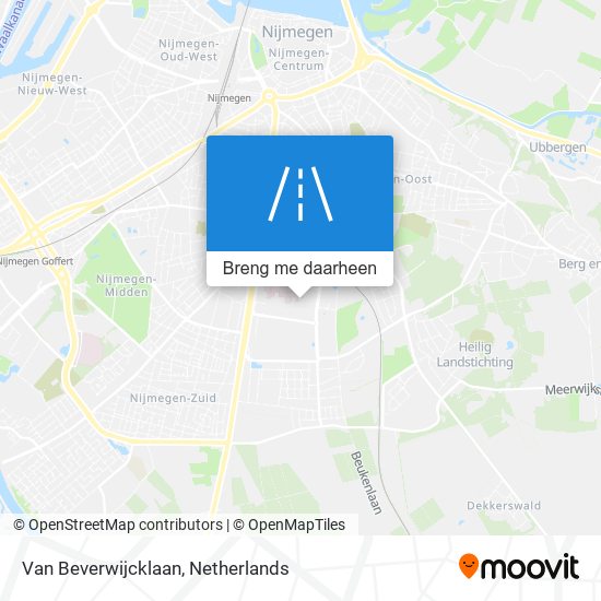 Van Beverwijcklaan kaart