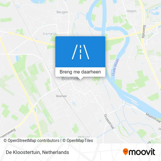 De Kloostertuin kaart