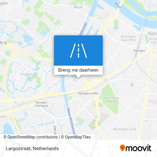 Largostraat kaart