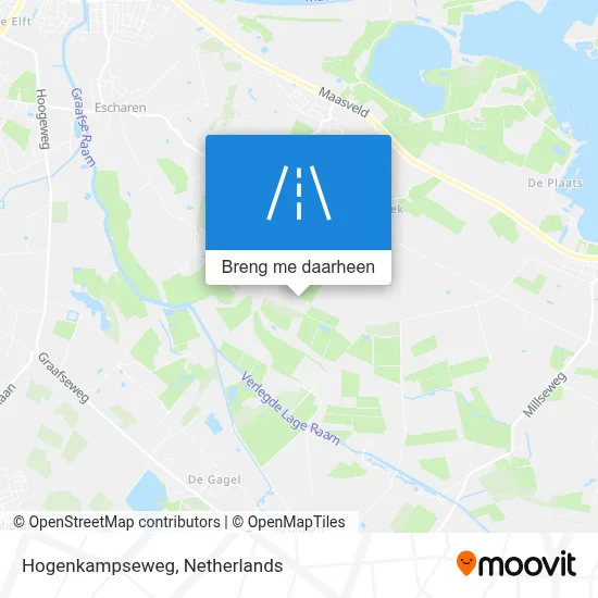 Hogenkampseweg kaart