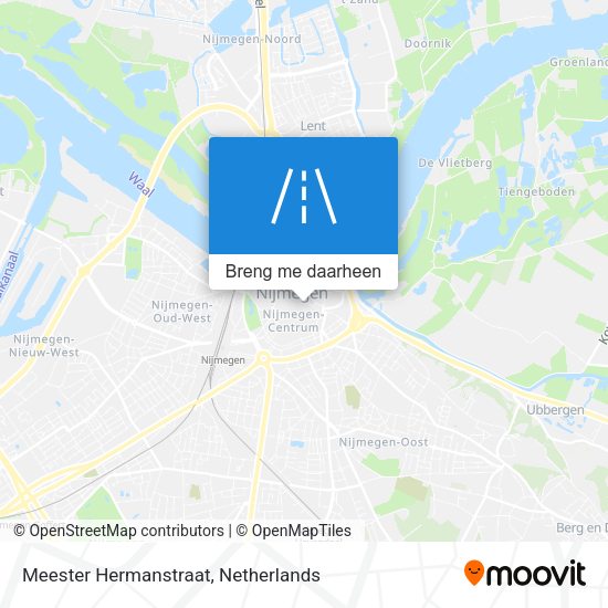 Meester Hermanstraat kaart