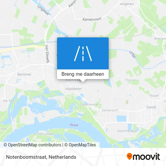 Notenboomstraat kaart