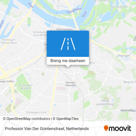 Professor Van Der Grintenstraat kaart