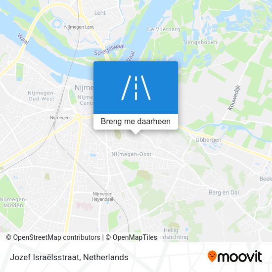 Jozef Israëlsstraat kaart