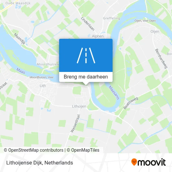 Lithoijense Dijk kaart