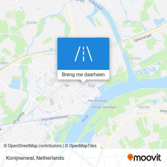 Konijnenwal kaart