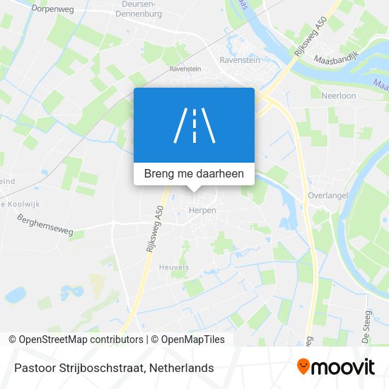 Pastoor Strijboschstraat kaart