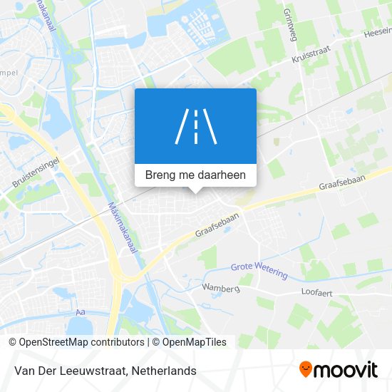 Van Der Leeuwstraat kaart