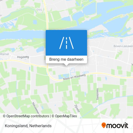 Koningsland kaart