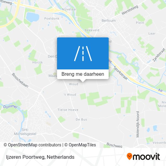 Ijzeren Poortweg kaart