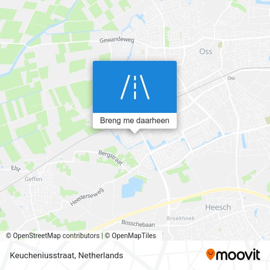 Keucheniusstraat kaart