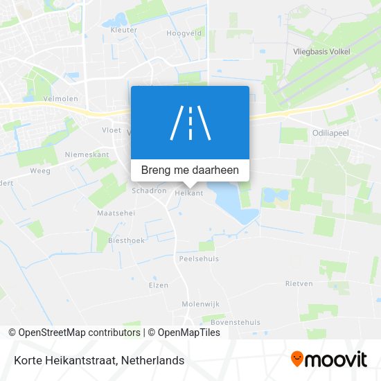 Korte Heikantstraat kaart