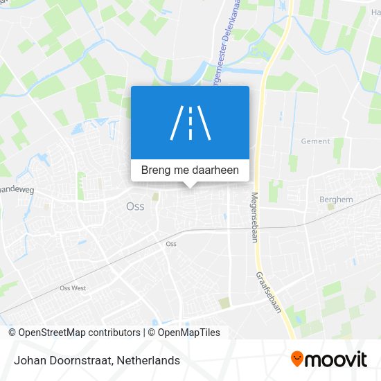 Johan Doornstraat kaart