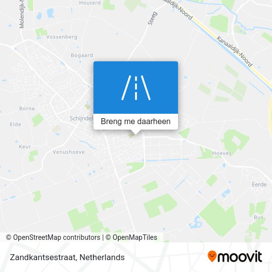 Zandkantsestraat kaart