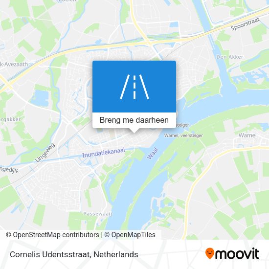 Cornelis Udentsstraat kaart