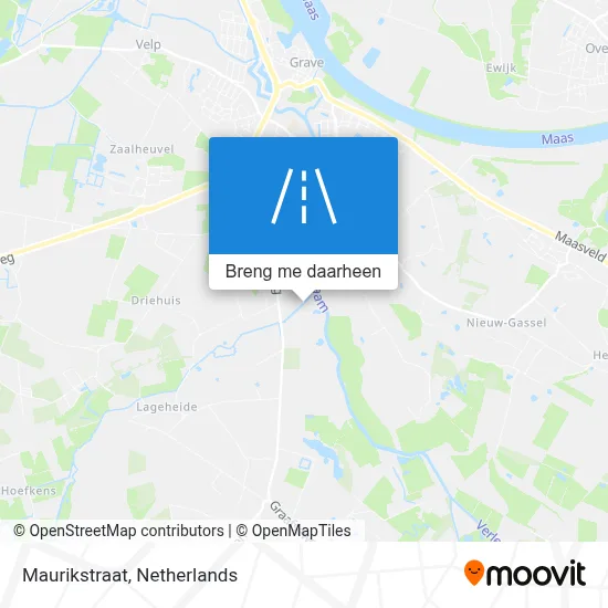 Maurikstraat kaart