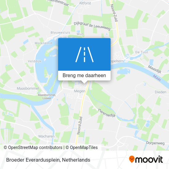 Broeder Everardusplein kaart