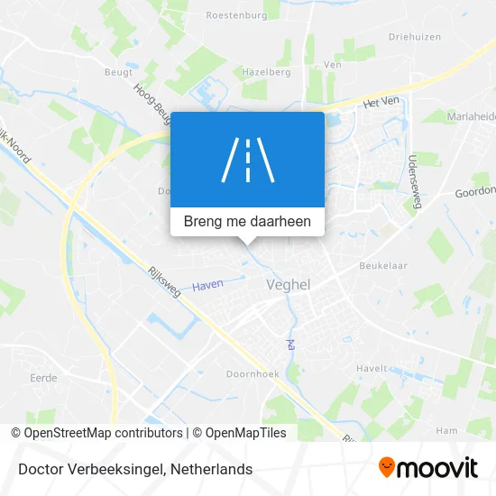 Doctor Verbeeksingel kaart